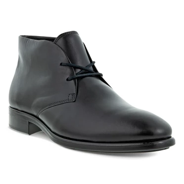 Botas Ecco Citytray Chukka Hombre Negras | 156-SHEKWL