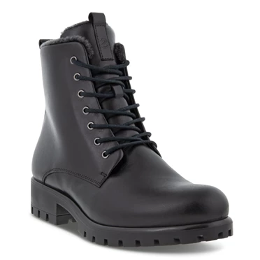 Botas Ecco Modtray Encaje Up Mujer Negras | 042-ZMIVLF