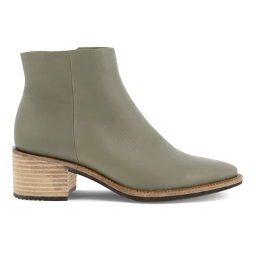 Botas Ecco Shape 35 Sartorelle Ankle Mid Mujer Gris | 563-QRMPYK