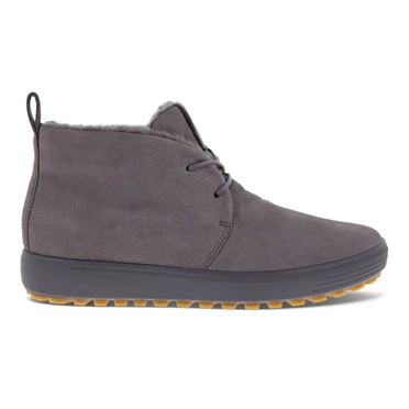 Botas Ecco Soft 7 Tred Shearling Ankle Mujer Gris | 163-KLXBED