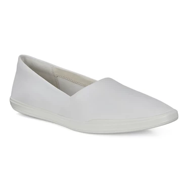 Loafers Ecco Simpil Mujer Blancas | 304-HUTOLX