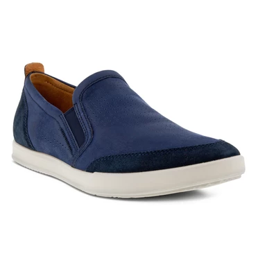 Mocasines Ecco Collin 2.0 Retro Slip On Hombre Azul Marino / Azules | 247-DNCSWV