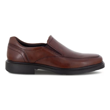 Mocasines Ecco Helsinki 2.0 Apron Puntera Slip On Hombre Marrones | 936-SIMELC