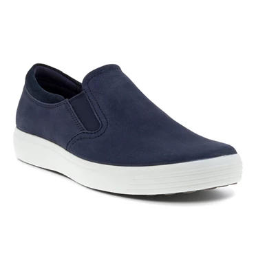 Mocasines Ecco Soft 7 Slip On 2.0 Hombre Azules / Azul Marino | 203-QHCPUK