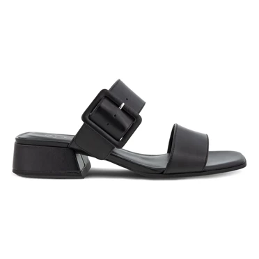 Mulas Ecco Elevate Squared Mujer Negras | 128-KGTOIF