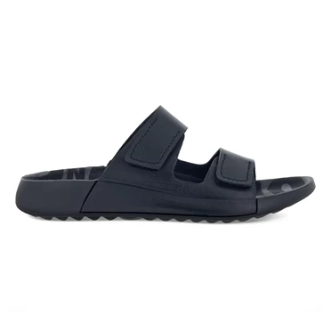 Sandalias Ecco 2nd Cozmo Two Band Chanclas Mujer Negras | 317-LAWVFS