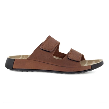 Sandalias Ecco 2nd Cozmo Two Band Chanclas Hombre Marrones | 681-WDBQGH