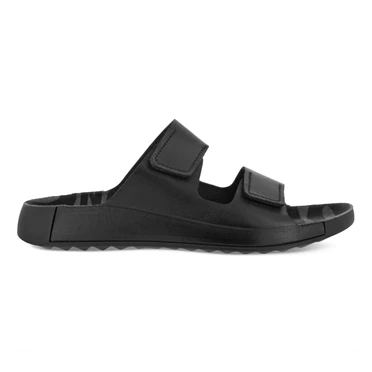 Sandalias Ecco 2nd Cozmo Two Band Chanclas Hombre Negras | 790-VLOPGZ