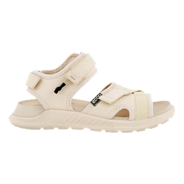 Sandalias Ecco Exowrap 3 Correa Mujer Blancas / Gris | 502-WDGKNA