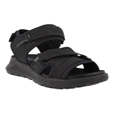 Sandalias Ecco Exowrap 3 Correa Mujer Negras | 170-FVTZYG