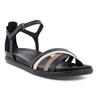 Sandalias Ecco Simpil Ankle Mujer Multicolor Negras | 089-JDQNUP