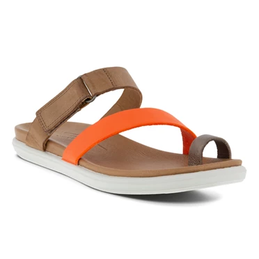 Sandalias Ecco Simpil Planos Puntera-loop Mujer Gris | 398-ABCUHZ