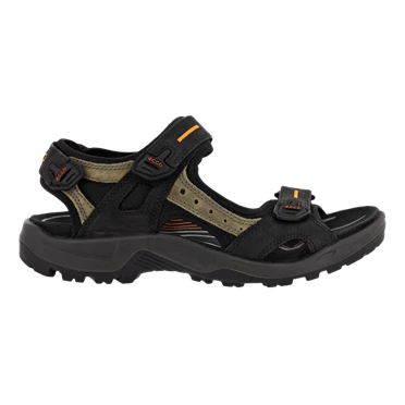 Sandalias Ecco Yucatan Hombre Negras | 593-OUVYQZ