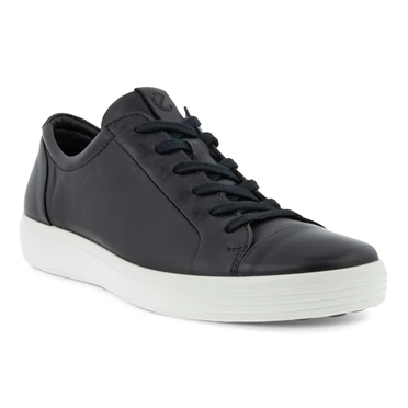 Zapatillas Ecco Soft 7 City Hombre Negras | 051-LKVYIW