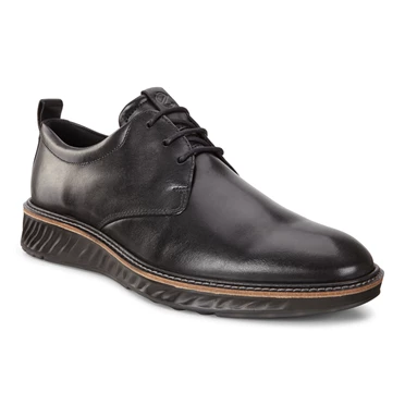 Zapatillas Ecco St.1 Hybrid Plain Puntera Hombre Negras | 109-AOZDMU