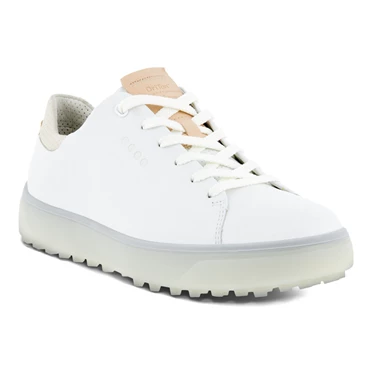 Zapatillas Ecco Tray Encaje Up Mujer Blancas | 173-WNRQLH