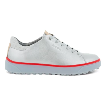 Zapatillas Ecco Tray Encaje Up Mujer Gris | 102-ZYITHE