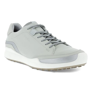 Zapatos Casuales Ecco Biom Hybrid Encaje Up Hombre Plateadas Metal | 526-ISJDUT