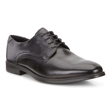 Zapatos Casuales Ecco Melbourne Encaje Up Hombre Negras | 157-IJGUYO