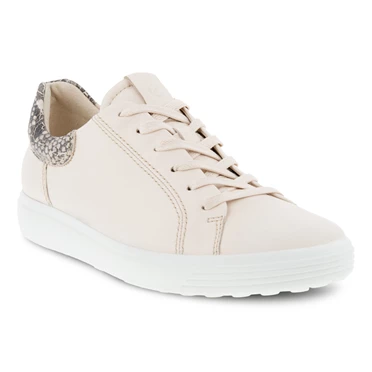 Zapatos Casuales Ecco Soft 7 Calle 2.0 Mujer Gris / Blancas | 695-PIEBQA