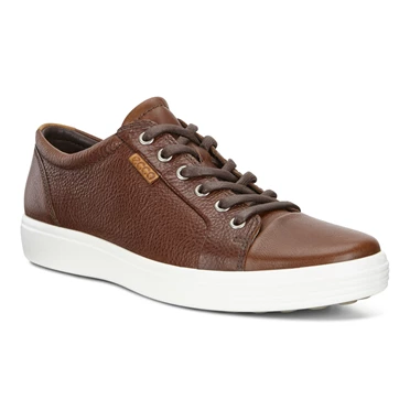 Zapatos Casuales Ecco Soft 7 Hombre Marrones / Gris | 175-LQARCJ