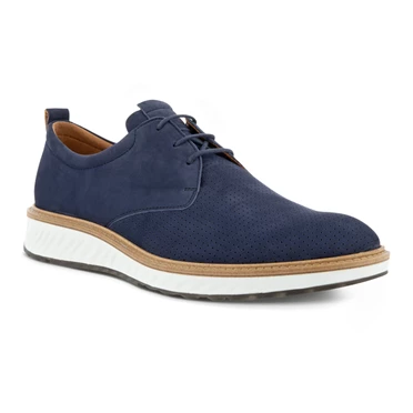 Zapatos Casuales Ecco St.1 Hybrid Summer Perf Hombre Azules | 927-UVIODM