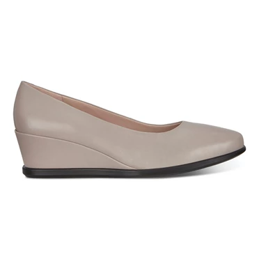 Zapatos De Salon Ecco Shape 45 Wedge Mujer Gris Rosas | 012-MWTXAQ