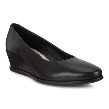 Zapatos De Salon Ecco Shape 45 Wedge Mujer Negras | 793-GNOWHD