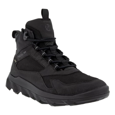 Zapatos De Senderismo Ecco Mx Mid Impermeables Hombre Negras | 532-TYZQIU