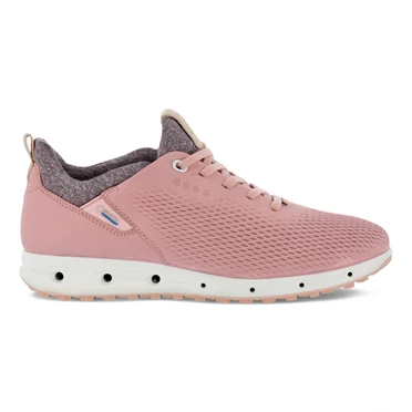 Zapatos de Golf Ecco Cool Pro Mujer Plateadas Rosas | 635-KYRXOZ