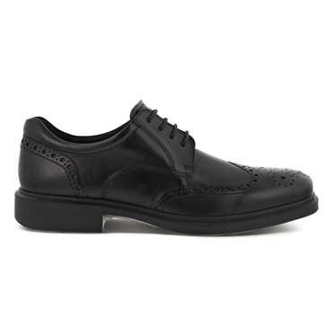 Zapatos de Vestir Ecco Helsinki 2.0 Wing Tip Encaje Up Hombre Negras | 075-NHMWQX