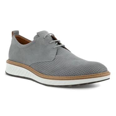 Zapatos de Vestir Ecco St.1 Hybrid Summer Perf Hombre Gris | 362-WLPHVI