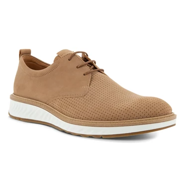 Zapatos de Vestir Ecco St.1 Hybrid Summer Perf Hombre Marrones | 372-BRKHYA